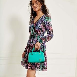 Kate Spade 2017 Resort Sequin Faux Wrap Mini Dress XL | Excellent Condition